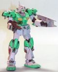 Mean and (at least partially) green, the Wagtail Custoim is a vibrant and sexy mobile suit, much cooler than the plain-jane GM type C that it started out as!